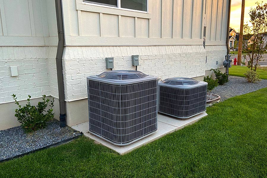 hvac units at residential property exteriors after maintenance greenville tx